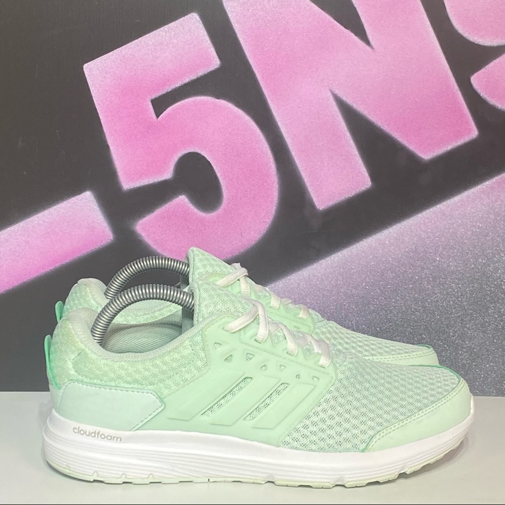 Adidas CloudFoam Mint Green Athletic Sneakers